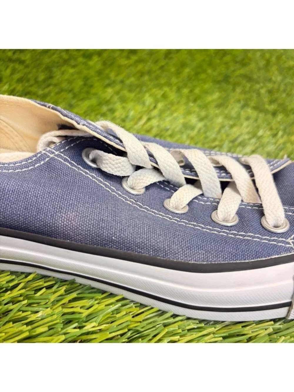 Converse Chuck Taylor All Star Low Womens Size 5 Blue Athletic Shoes Sneakers